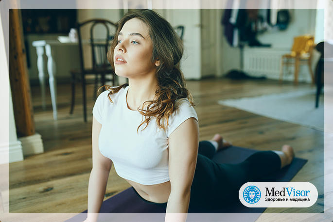 Фото упражнений асан кобры